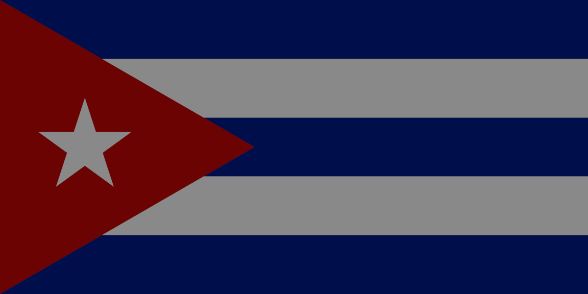 The Flag of Cuba.